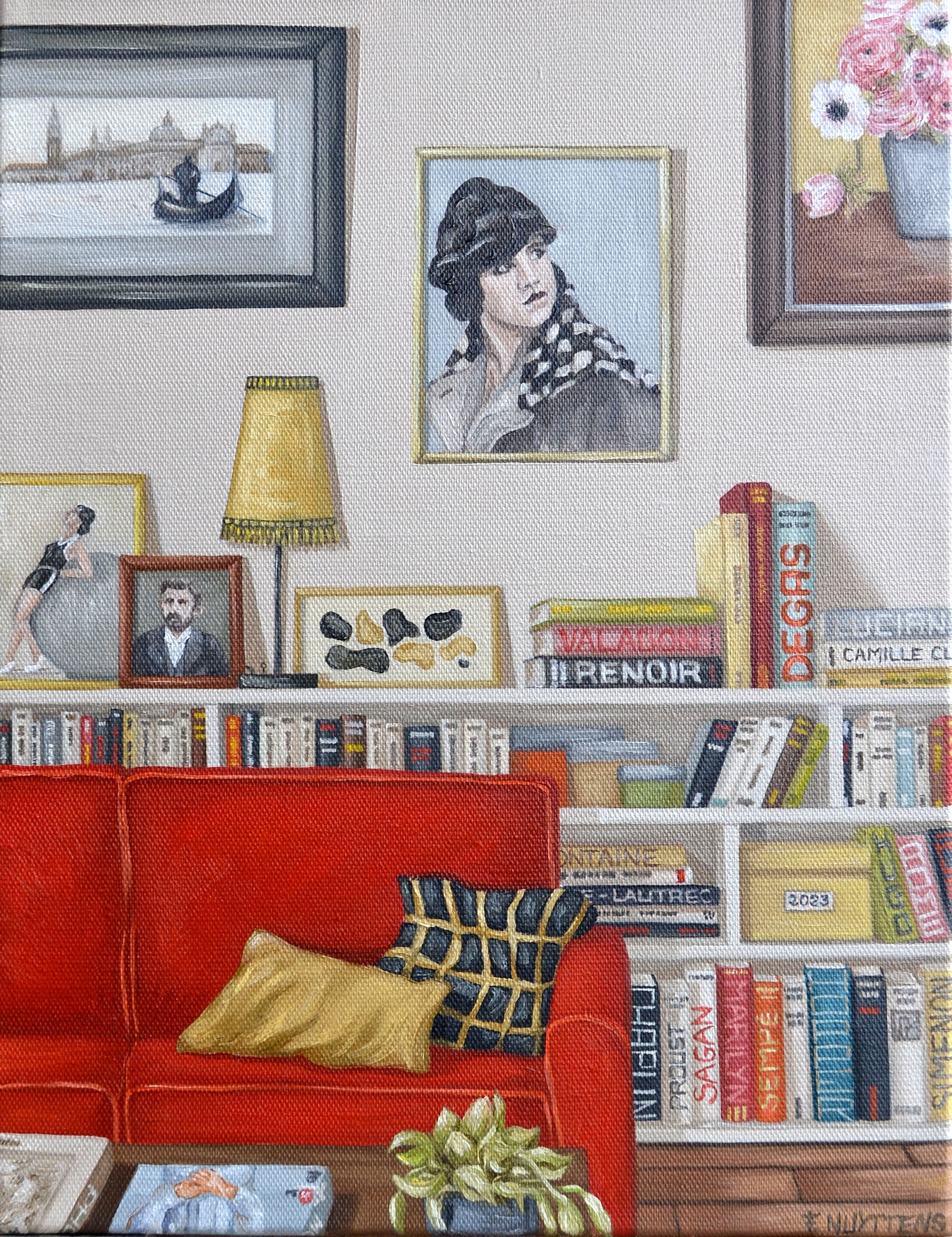 Petit Intérieur n°23-22 - 35x27 cm - HST - DISPONIBLE